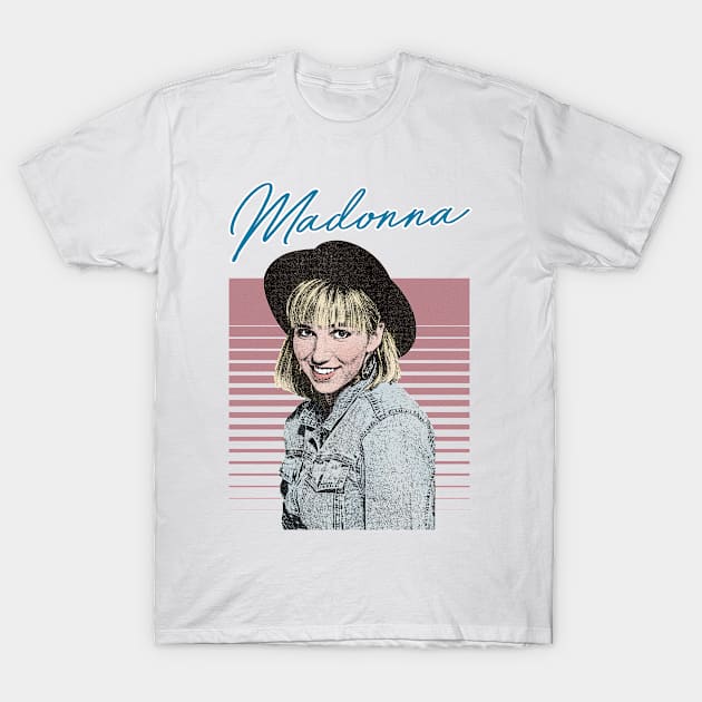 Madonna / 80s Parody Ironic Design T-Shirt by DankFutura